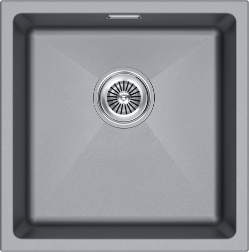 Кухонная мойка Paulmark LUMI 45UNI LU45-GRM 45х45 цвет серый